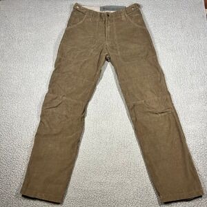 Nice Collective Pants Corduroy Cargo Mens Brown Workwear Made in USA Size 30